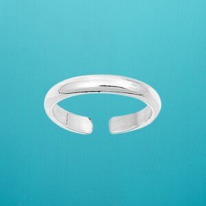 3mm Sterling Silver Toe Ring Adjustable